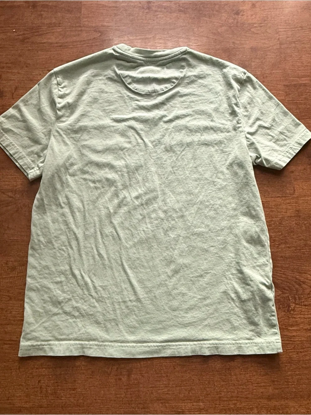 Original Penguin Kids Small Green Pocket Tee Blue Trim T-Shirt